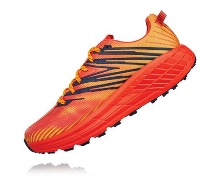 Zapatillas Trail Hoka One One Hombre - Speedgoat 4 Gore-Tex - Rojas - QDA840176